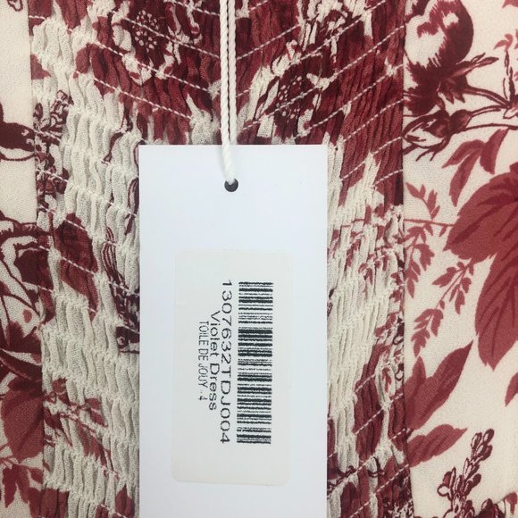 Reformation Violet Dress (NWT) NEVER WORN Size 4 - Picture 4 of 5